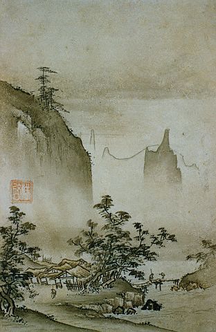 Eight Views of the Xiao and Xiang Rivers by Shokei 15th 
