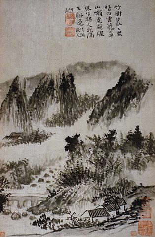 Twelve Landscape Paintings by Tao Chi 1662-1702
