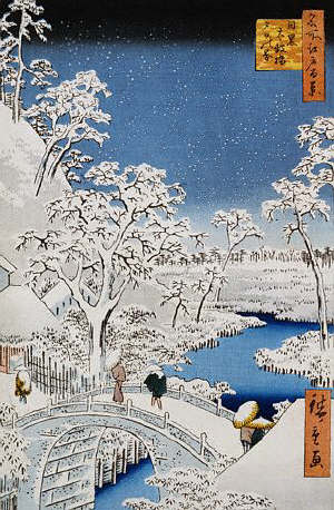 One Hundred Views of Famous Places in Edo by Utagawa Hiroshige