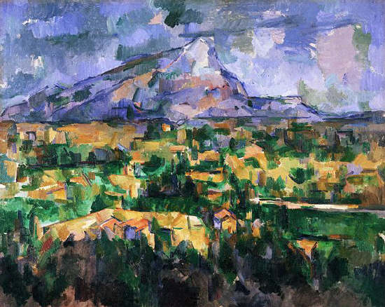 Mont Sainte-Victoire 1902-1904 by Paul Cezanne