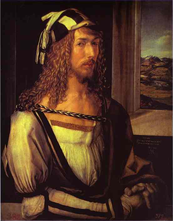 Albrecht Durer. Self-Portrait at 26. 1498