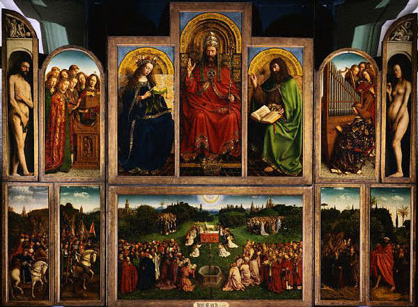 The Ghent Altarpiece by Hubert van Eyck and Jan van Eyck