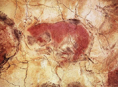 Cave Painting of Bison at Altamira