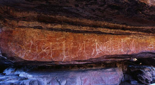 Cave Paintings, Nourlangie Rock, Kakadu, Australia