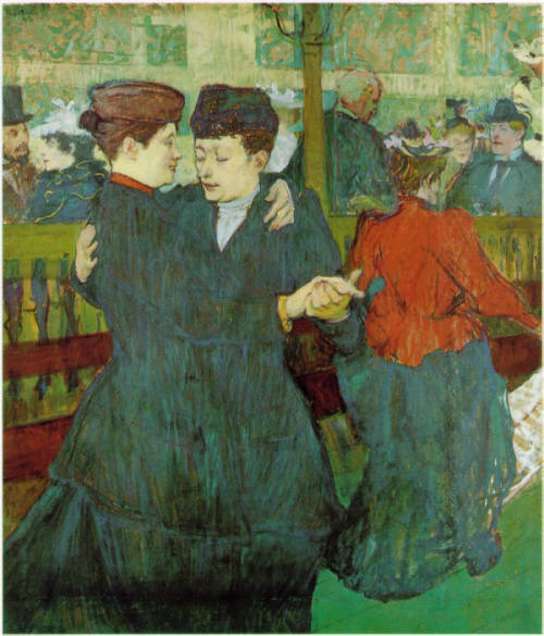 Henri de Toulouse-Lautre. At the Moulin Rouge The Women Dancing, 1894