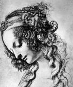 Mary Magdalene, drawing by Leonardo Da Vinci