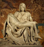 Pieta by Michelangelo Buonarroti St. Peter's Basilica in the Vatican