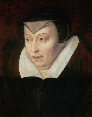 Portrait of Catherine de Medicis by Francois Clouet