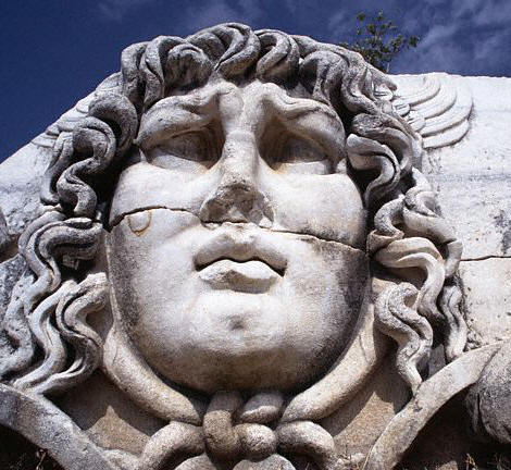Sculpture Head of Medusa at Didyma