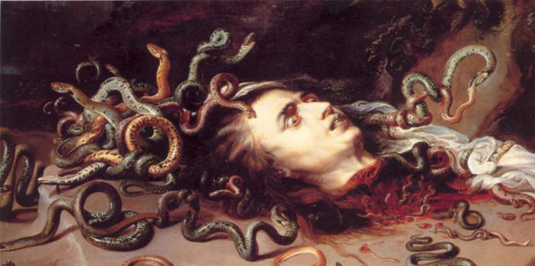 Medusa, by Peter Paul Rubens.