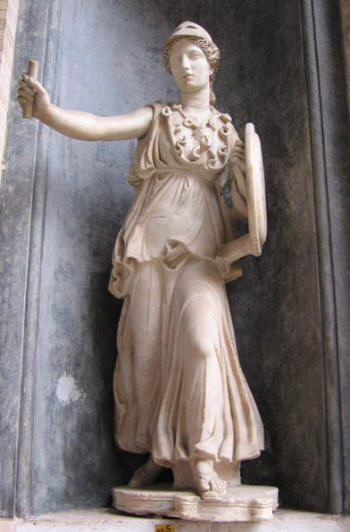 Statue of Athean in the Vatican Museum