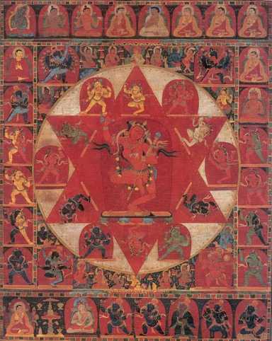 Мандала Ваджраварахи. Тибет
