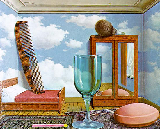 Personal Values by Rene Magritte, 1951-52