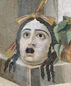 Roman Mosaic of a Theater Mask