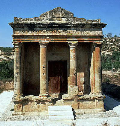 Mausoleum of Aemilius Lupus in Fabara, Teruel province, Spain