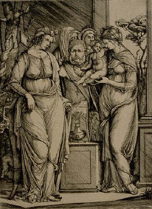 Sacrifice to Priapus by Jacopo de' Barbari (Master of the Caduceus) 15th 