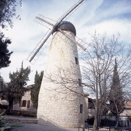 Montefiore's windmill in Jerusalem was used as an observation post by Jewish liberation fighters