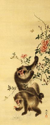 Monkeys and Roses by Mori Sosen 18th 