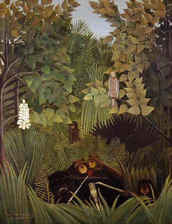 The Monkeys by Henri Rousseau 1906