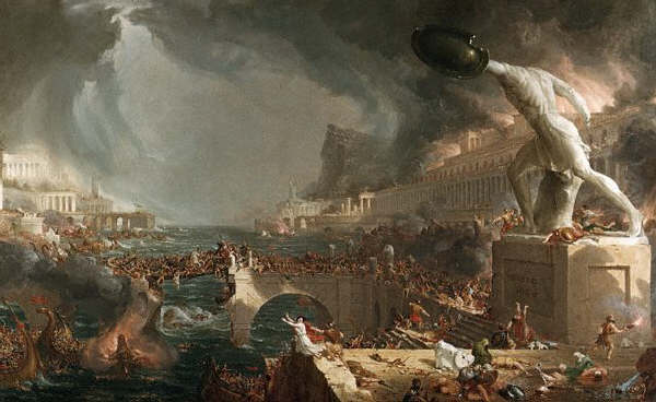 The Course of Empire, Destruction by Thomas Cole