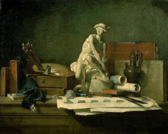 The Attributes of the Arts by Jean Baptiste Simeon Chardin 1766