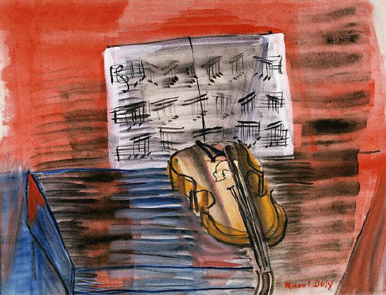 The Yellow Violin by Raoul Dufy  late 19th-mid 20th century