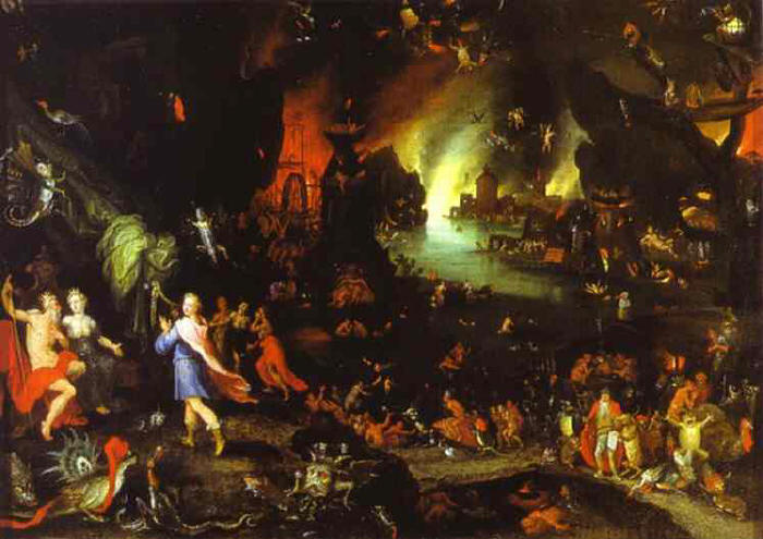 Jan Brueghel the Elder. Orpheus in the Underworld