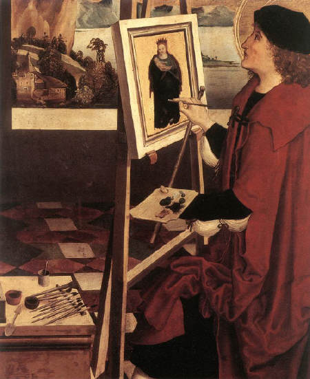 St Luke Painting the Madonna by Niklaus Manuel