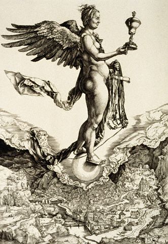 Nemesis by Albrecht Durer 1502