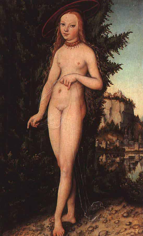 Venus in a landscape by Lucas Cranach the Elder