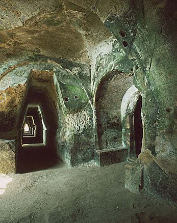 Tunnel Leading to Cave of the Cumaean Sibyl ca. 1050 B.C. Cumae, Napoli Province, Italy