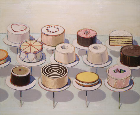 Wayne Thiebaud Cakes, 1963