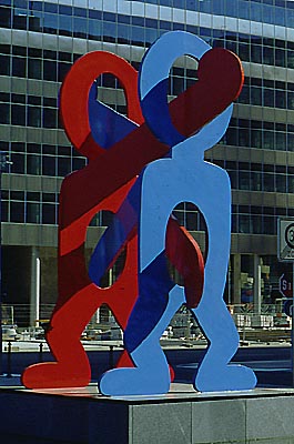 Keith Haring Untitled (The Boxers) Potsdamer Platz