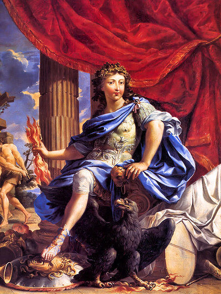 Louis XIV (1638-1715) as Jupiter by Charles Poerson