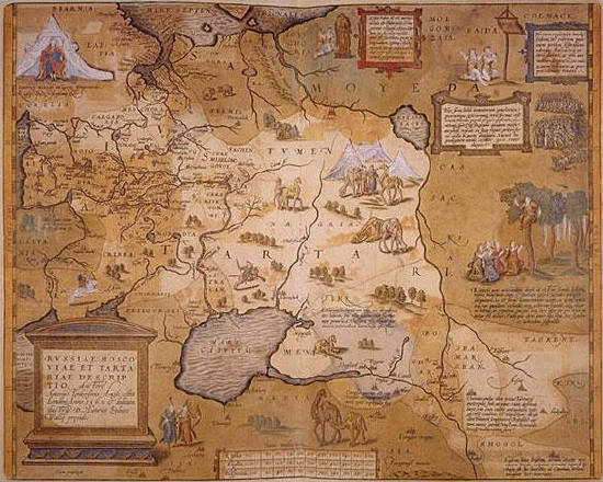Russiae, Moscovia et Tartariae Descriptio, Abraham Ortelius, 1598