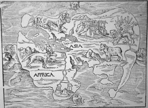 Daniel's Dream Map, Hans Lufft, 1530