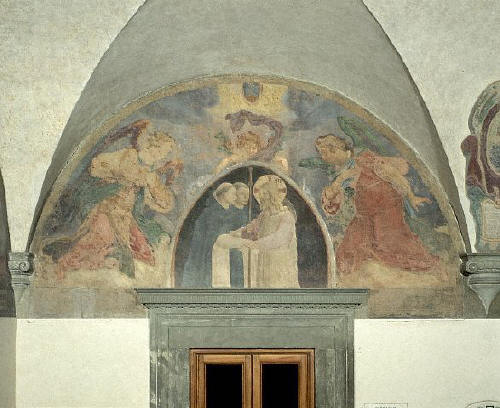 Christ as a Pilgrim Received by Two Dominicans by Fra Angelico 15th 