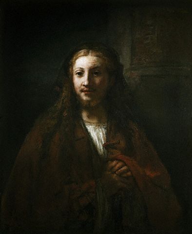 Christ with a Pilgrim's Staff by Rembrandt van Rijn 1661