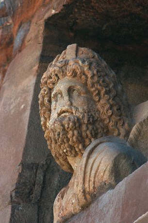 Nabatean Bust of Serapis