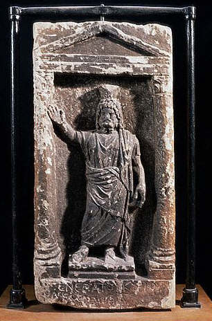 Stele With Serapis ca. 300 B.C.