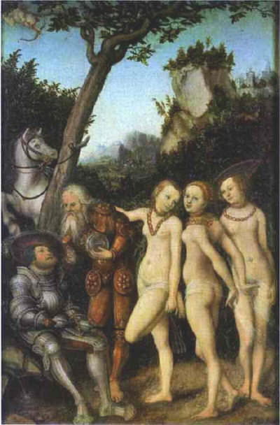 Lucas Cranach the Elder, The Judgment of Paris. 1530