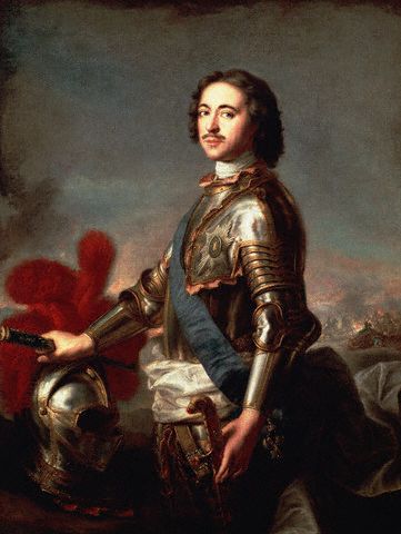 Portrait of Peter the Great by Jean-Marc Nattier