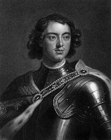 Peter the Great Engraving