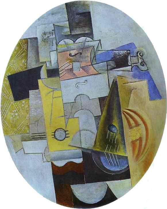 Musical Instruments by Pablo Picasso. 1912