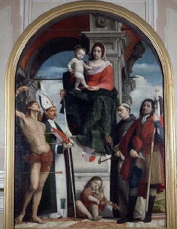 Virgin and Child With Saints by Pordenone