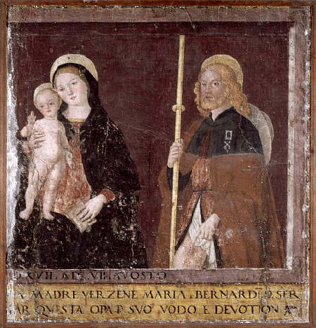 Madonna and Child with Saint Roch by Francesco Morone 1517