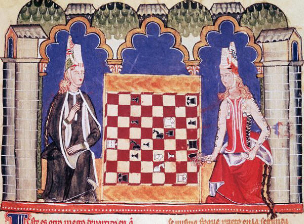 Spanish Medieval manuscript, Book of Games by Alfonso X