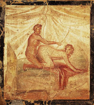 Erotic Scene in a Brothel, 1st century A.D.