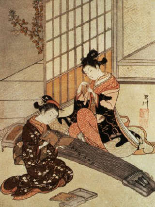 Geishas by Suzuki Harunobu 1765