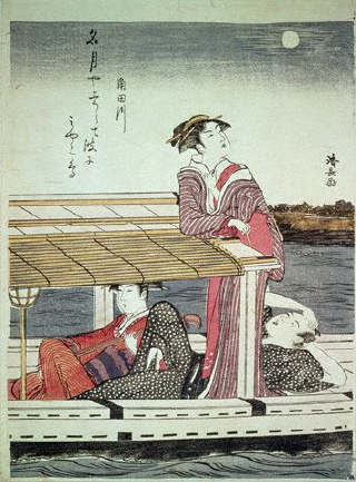 On the Sumida River by Torii Kiyonaga ca. early 1780s